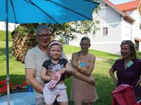 Sepp, Emma, Elisa und Verena