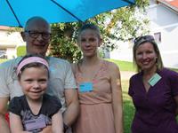 Sepp, Emma, Elisa und Verena